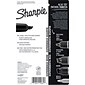 Sharpie King Size Permanent Markers, Chisel Tip, Black, 4/Pack (15661)