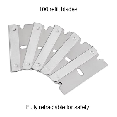 Staples® Replacement Blades For Box Cutter, 100/Pack