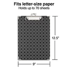 Staples® Sustainable Earth Hardboard Clipboard, Letter Size, 9 x 12 1/2, Black (51877)