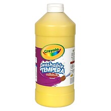 Crayola Artista Ii Liquid Tempera Paint Yellow 32 Oz. [Pack Of 3] (3PK-54-3132-034)