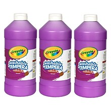 Crayola Artista Ii Liquid Tempera Paint Violet 32 Oz. [Pack Of 3] (3PK-54-3132-040)