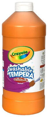Crayola Artista Ii Liquid Tempera Paint Orange 32 Oz. [Pack Of 3] (3PK-54-3132-036)