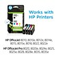 HP 910XL/910 Black High Yield and Cyan/Magenta/Yellow Standard Yield Ink Cartridge, 4/Pack (3JB41AN#140)