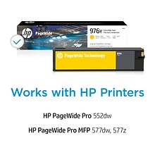 HP 976Y Yellow Extra High Yield Ink Cartridge (L0R07A)