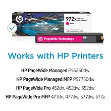 HP 972X Magenta High Yield Ink Cartridge   (L0S01AN)