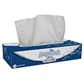 Angel Soft Ultra Professional Series Standard Facial Tissues, 2-Ply, 125 Sheets/Box, 10 Boxes/Pack (