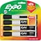 Expo Magnetic Dry Erase Markers, Chisel Tip, Black, 4/Pack (1944729)