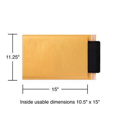 11.25" x 15" Self-Sealing Bubble Mailer, #5, 25/Carton (ST56649B)