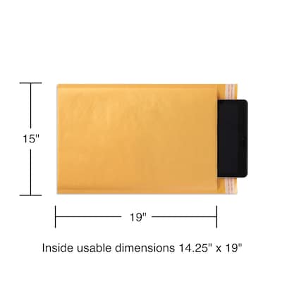 15" x 19" Self-Sealing Bubble Mailer, #7, 25/Carton (ST56650B)