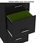 Quill Brand® 4-Drawer Vertical File Cabinet, Locking, Letter, Black, 18"D (52152)