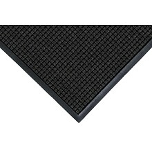 M+A Matting  WaterHog Squares Classic Mat, Smooth, 3 x 5, Charcoal (2005435170)