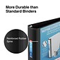 Staples® Better 2" 3 Ring View Binder with D-Rings, Black (24067)