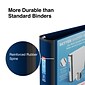 Staples® Better 2" 3 Ring View Binder with D-Rings, Navy Blue (24067)