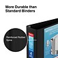 Staples® Better 4" 3 Ring View Binder with D-Rings, Black (44103)