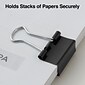 Staples® 0.6" Binder Clips, Mini, Black, 144/Pack (ST15338/15338)
