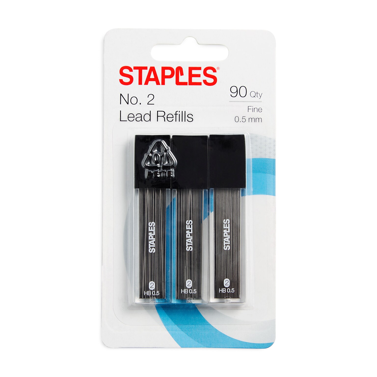 Staples® Lead Refill, 0.5mm, 30/Leads, 3/Pack (10405-CC)
