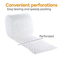 Staples® 1/2 Bubble Roll, 12 x 30, Clear (4069423)