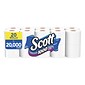 Scott 1-Ply Standard Toilet Paper, White, 1000 Sheets/Roll, 20 Rolls/Carton (20032)