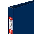 Standard 1-1/2 3 Ring Non View Binder with D-Rings, Blue (26413-CC)
