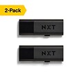NXT Technologies™ 32GB USB 2.0 Type A Flash Drive, Black, 2/Pack (NX52550-US/CC)