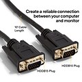 NXT Technologies™ 10 VGA/SVGA Cable, Black (NX29766)