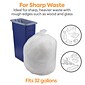 Coastwide Professional™ AccuFit 32 Gallon Industrial Trash Bag, 33" x 44", Low Density, 1.1 mil, Clear, 8 Rolls (CW22750)