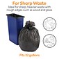 Coastwide Professional™ AccuFit 32 Gallon Industrial Trash Bag, 33" x 44", Low Density, 0.9 mil, Black, 5 Rolls (CW22751)