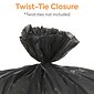 Coastwide Professional™ 40-45 Gallon Trash Bag, 40" x 48", High Density, 22 mic, Black, 6 Rolls (CW17713)