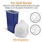 Coastwide Professional™ 20-30 Gallon Trash Bag, 30" x 37", High Density, 10 mic, Natural, 20 Rolls (CW18197)