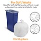 Coastwide Professional™ 20-30 Gallon Trash Bag, 30" x 37", High Density, 16 mic, Natural, 250 Bags/Box, 10 Rolls (CW19246)