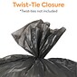 Coastwide Professional™ 40-45 Gallon Industrial Trash Bag, 40" x 48", Low Density, 1.5 mil, Black, 50 Bags/Box (CW19242)