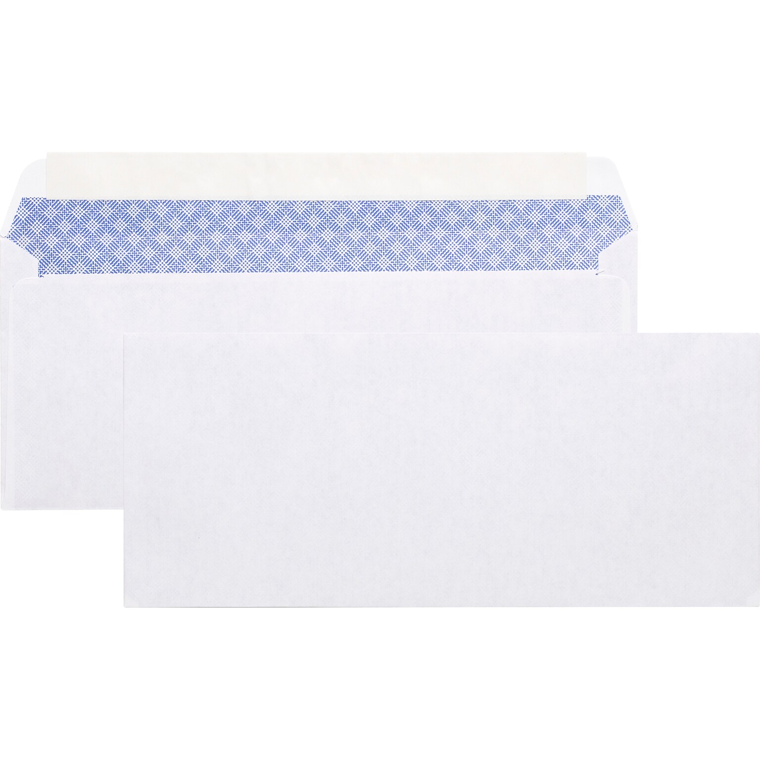 Quill Brand EasyClose Security Tinted #10 Business Envelopes, 4 1/8 x 9 1/2, White, 500/Box (3016453)
