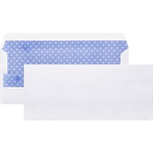 Quill Brand Self Seal Security Tinted #10 Business Envelope, 4 1/8 x 9 1/2, White, 500/Box (301644