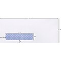 Quill Brand Self Seal Security Tinted #10 Left Window Envelope, 4 1/8 x 9 1/2, White Wove, 500/Box