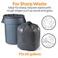 Coastwide Professional™ 55-60 Gallon Industrial Trash Bag, 38" x 58", Low Density, 1.3 mil, Black, 100 Bags/Box (CW22342)