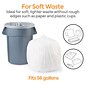 Coastwide Professional™ 50-56 Gallon Trash Bag, 43" x 48", High Density, 16 mic, Natural, 8 Rolls (CW18205)