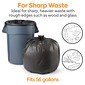 Coastwide Professional™ 50-56 Gallon Industrial Trash Bag, 43" x 48", Low Density, 0.95 mil, Black, 100 Bags/Box (CW18194)
