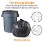 Coastwide Professional™ 55-60 Gallon Industrial Trash Bag, 38" x 58", Low Density, 1.8 mil, Black, 100 Bags/Box  (CW18207)