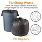 Coastwide Professional™ 55-60 Gallon Industrial Trash Bag, 38" x 58", Low Density, 0.95 mil, Black, 100 Bags/Box (CW18188)