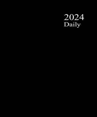 2024 Medical Arts Press® 8 1/2 x 11 4 Column Daily Appointment Log, Black (3111524)