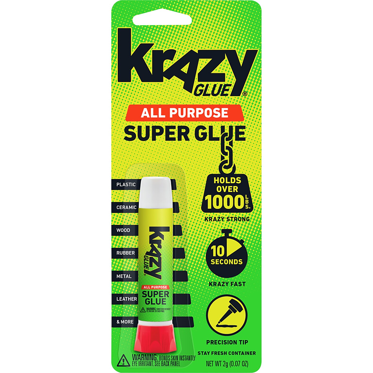 Krazy Glue All Purpose Glue, 0.07 oz. (KG58548R)