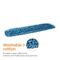 Coastwide Professional™ Looped-End Dust Mop Head, Cotton, 36" x 5", Blue (CW56760)