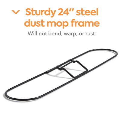 Coastwide Professional™ Dust Mop Frame, 24" x 5", Black (CW56764)