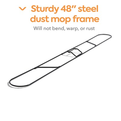 Coastwide Professional™ Dust Mop Frame, 48" x 5", Black (CW56766)