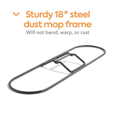 Coastwide Professional™ Dust Mop Frame, 18" x 5", Black (CW56763)