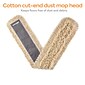 Coastwide Professional™ Cut-End Dust Mop Head, Cotton, 60" x 5", White (CW56756)