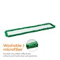 Coastwide Professional™ Looped-End Dust Mop Head, Microfiber, 36" x 5", Green (CW56771)