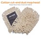 Coastwide Professional™ Economy Cut-End Dust Mop Head, Cotton, 24" x 5", White (CW56757)
