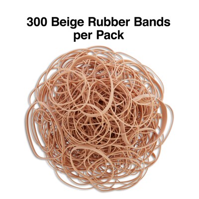 Staples® Economy Rubber Bands, Size #54, Assorted Sizes, 1/4 lb. Bag, 300/Pack (28623-CC)
