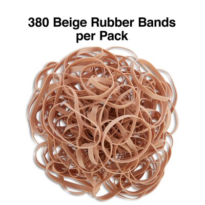 Staples® Economy Rubber Bands, Size #64, 3-1/2"x1/4", 1 lb. Bag, 380/Pack (28618-CC)